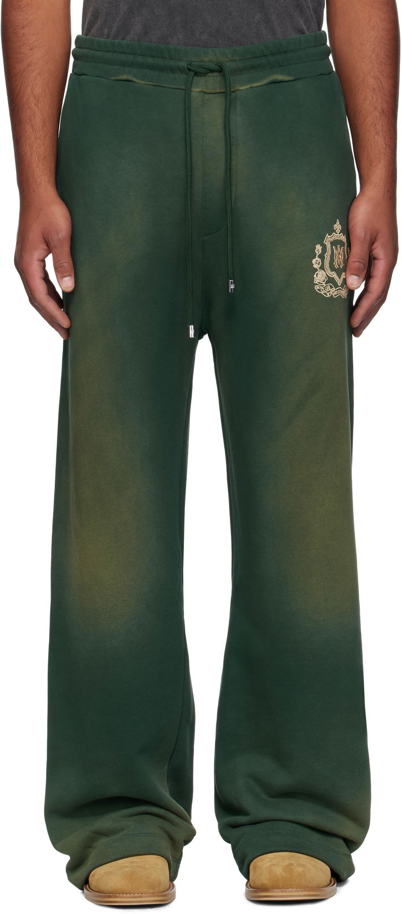 Joggingbukser AMIRI AMIRI 'MA' Crest Sweatpants Grøn | AMJYSP1047