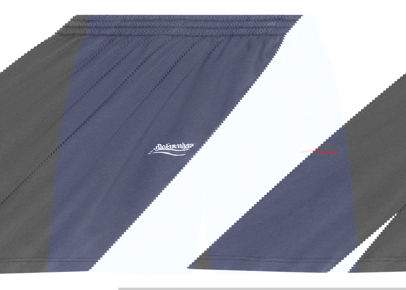 Shorts Balenciaga Political Campaign Large Fit Sweat Shorts Mørkeblå | 676137TKVI91366, 0