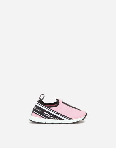 Sneakers og sko Dolce & Gabbana Sorrento Slip-on With Logo Tape Lyserød | DN0105AH6778B405, 0