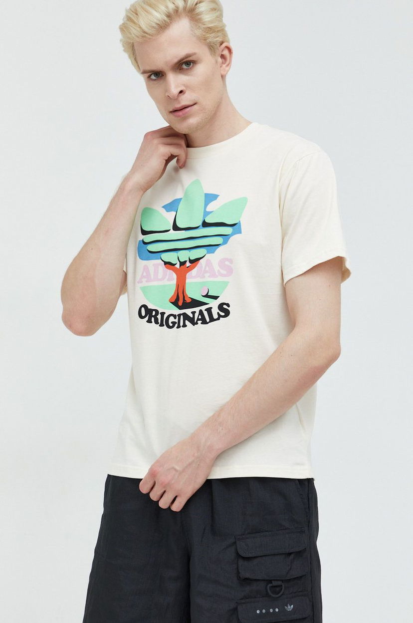 T-shirt adidas Originals adidas Originals Graphic T-Shirt Beige | HI2961