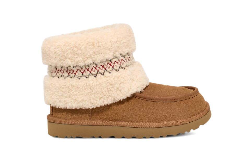 Sneakers og sko UGG Mini Heritage Braid "Chestnut" W Brun | 1148930-CHE, 0