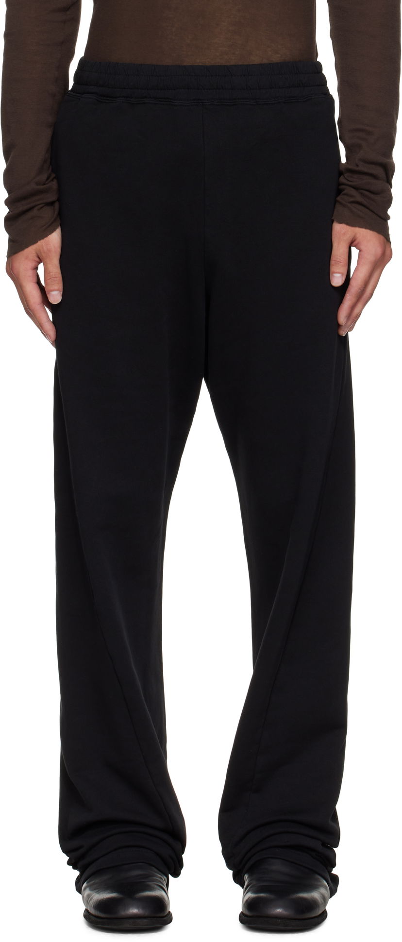 Joggingbukser Maison Margiela MM6 Maison Margiela Drawstring Sweatpants Sort | SH0KA0053M25025