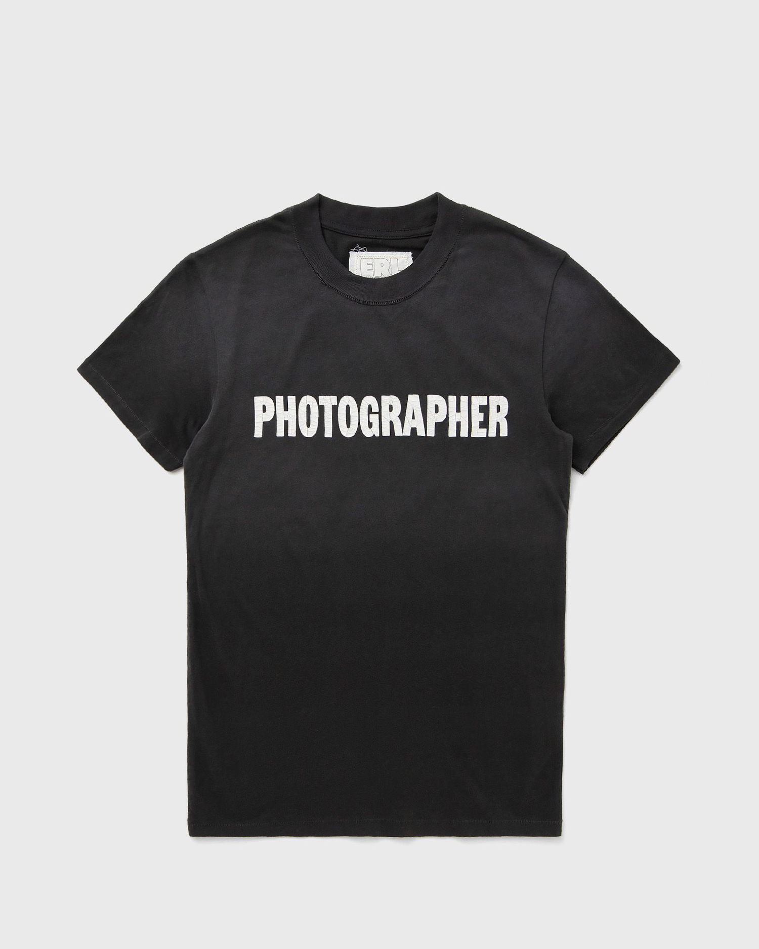 T-shirt ERL PHOTOGRAPHER Knit T-Shirt Sort | ERL11T004-1, 0