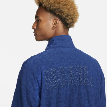 Jakke Nike Brazil French Terry Football Tracksuit Jacket Blå | DX2045-490, 3