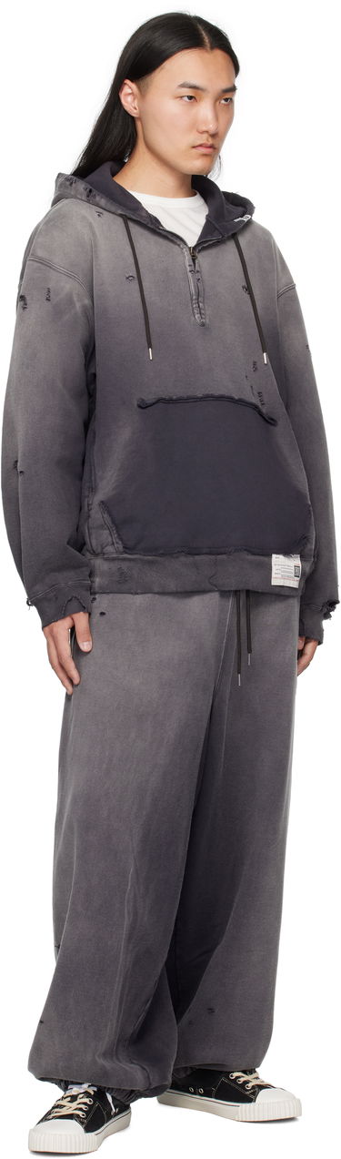 Sweatshirt Maison MIHARA YASUHIRO Maison MIHARA YASUHIRO Sun Faded Half Zip-Up Hoodie Grå | A14HD532, 3