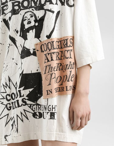 T-shirt Dolce & Gabbana Dolce & Gabbana Oversized Printed Jersey T-Shirt Hvid | F8V93TGDDH8S9000, 3