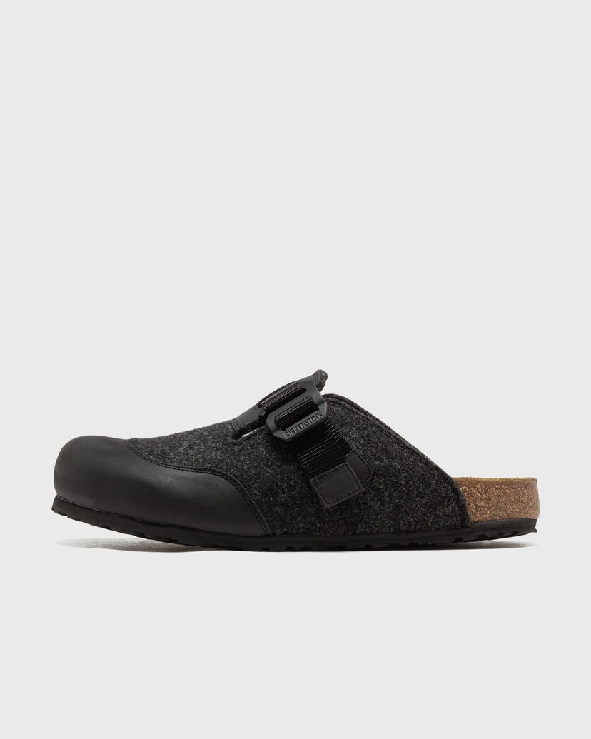 Sneakers og sko Birkenstock Boston Nova Felt Leather Textile Clog Grå | 1030159