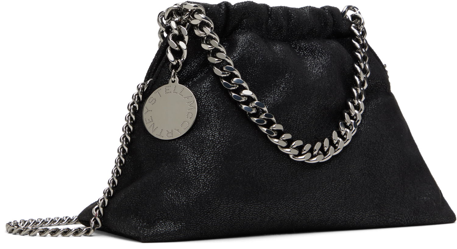 Håndtaske Stella McCartney Stella McCartney Falabella Drawstring Crossbody Bag Sort | 7B0144W9132, 1
