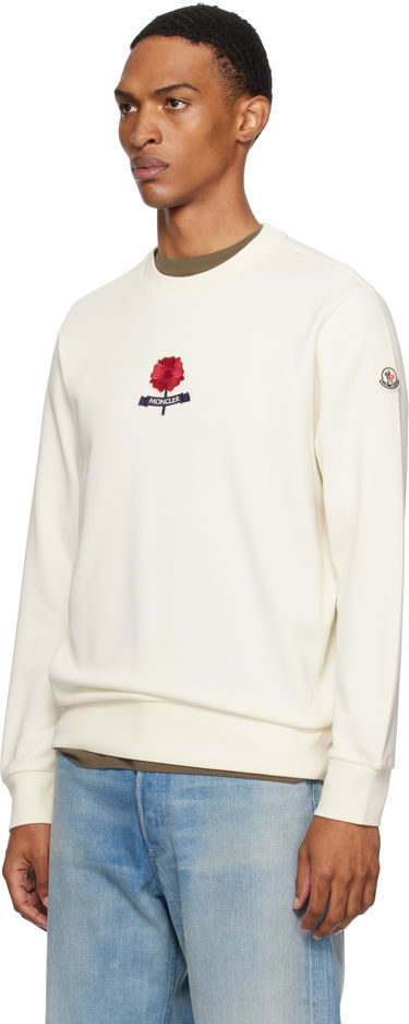 Sweatshirt Moncler Moncler Archivio Sweatshirt Hvid | K20918G0003689B3P, 3