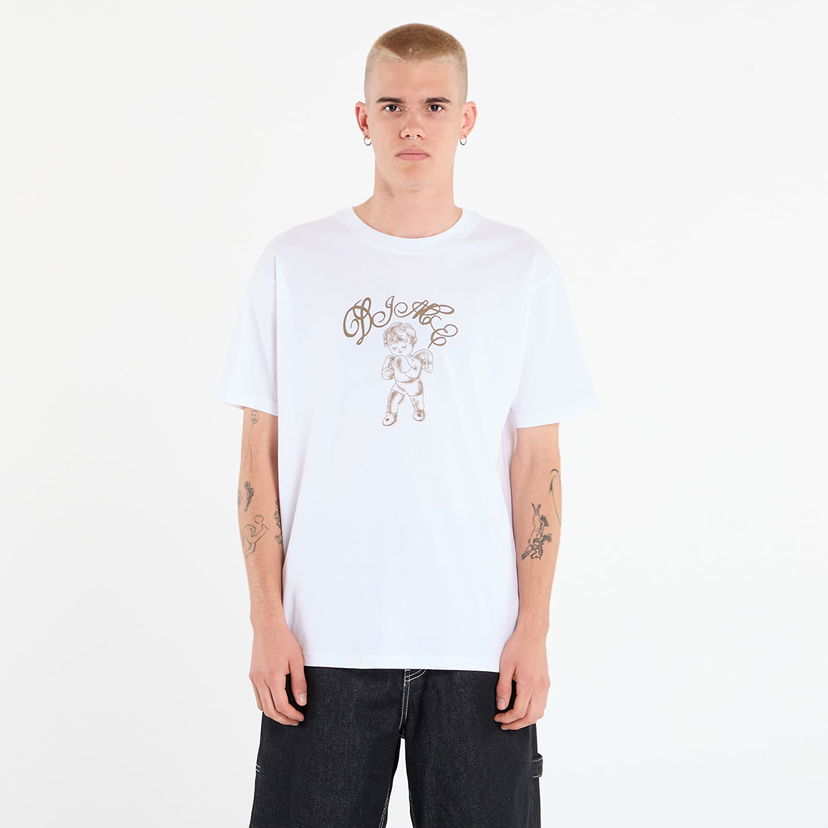 T-shirt Dime DIME Fighter Tee Hvid | DIMESU2557WHT