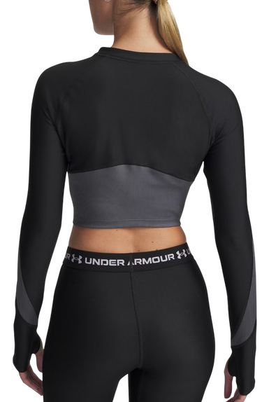 Crop top Under Armour Long Sleeve Crop Top HG Rib 1/4 Zip Sort | 6003981-004, 1