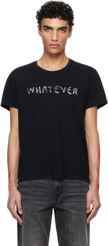 T-shirt R13 R13 'Whatever' Boy T-Shirt Sort | R13WK001-K116A, 0