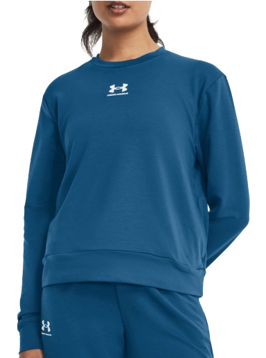 Sweatshirt Under Armour Rival Terry Crew Sweatshirt Blå | 1369856-426