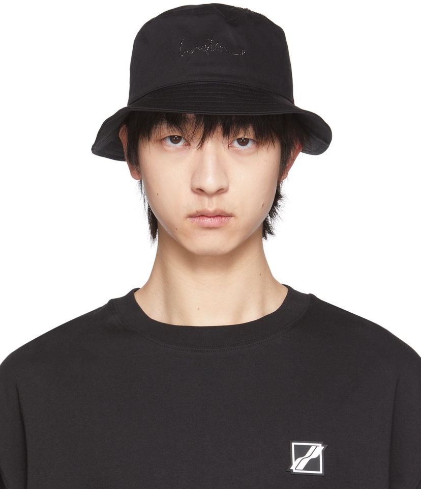 Kasket We11done We11done Hotfix Star Bucket Hat Sort | WD-AH1-22-410-U-BK