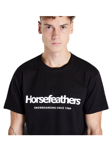 T-shirt Horsefeathers Quarter T-Shirt Sort | SM856T