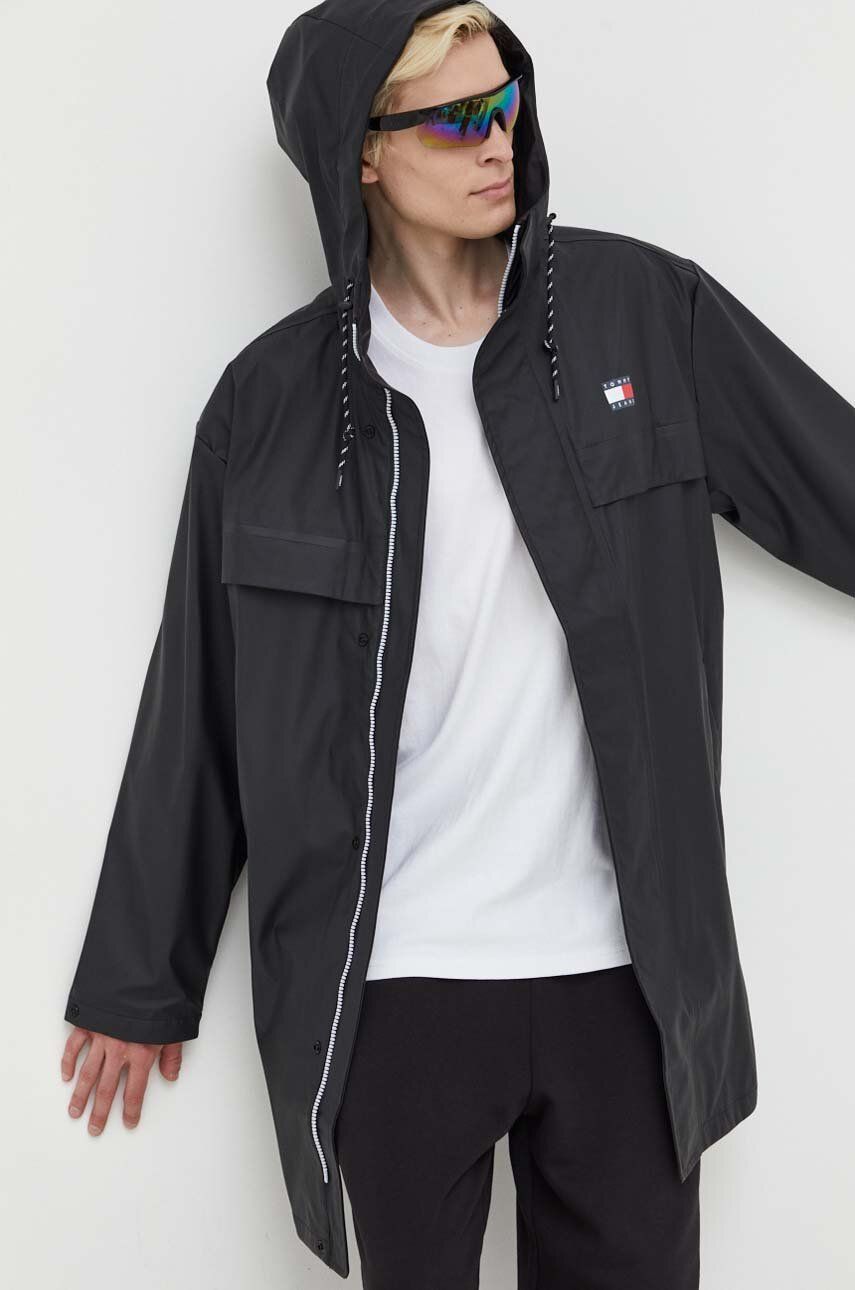 Jakke Tommy Hilfiger Jacket Sort | DM0DM16582, 0