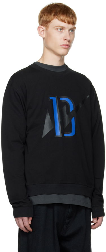 Sweatshirt We11done Thunder Graphic Sweatshirt Sort | WD-TS3-22-808-U-BK, 1