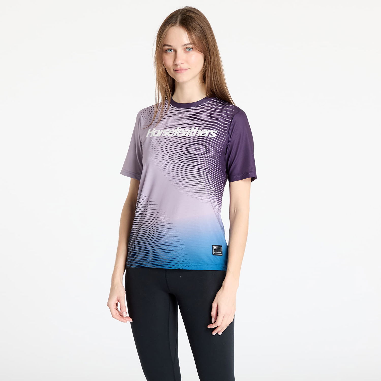 T-shirt Horsefeathers Quantum Bike Jersey Lilla | TW044B, 0