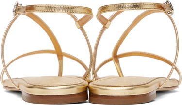 Tilbehør Aeyde Aeyde Ella Leather Toe-Post Sandals Metalisk | A11-FS-BERS8MFL-0121-902-007, 1