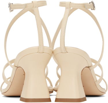 Tilbehør Aeyde Aeyde Edda Leather Heeled Sandals Beige | A11-HS-HLMS75CH152-SS25-100-007, 1