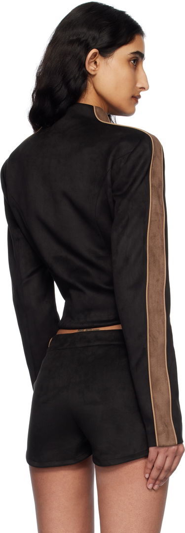 Jakke MISBHV MISBHV Faux Suede Moto Jacket Sort | 250W403, 2
