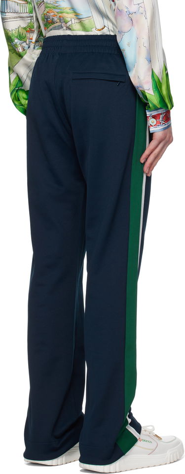 Joggingbukser Casablanca Casablanca Mesh Tape Track Pants Mørkeblå | MPS25-JTR-235-01, 2