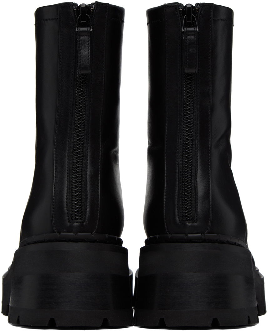 Tøj BY FAR BY FAR Alister Leather Ankle Boots Sort | 22PFALIQBLNAP, 1