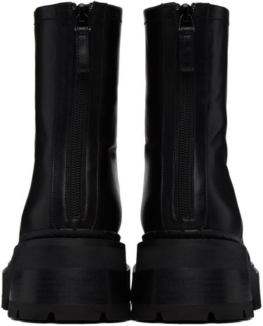 Tøj BY FAR BY FAR Alister Leather Ankle Boots Sort | 22PFALIQBLNAP, 1