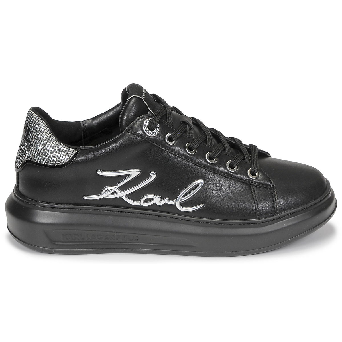 Sneakers og sko KARL LAGERFELD KAPRI Signia Lace Lthr Sort | KL62510A-00S, 0