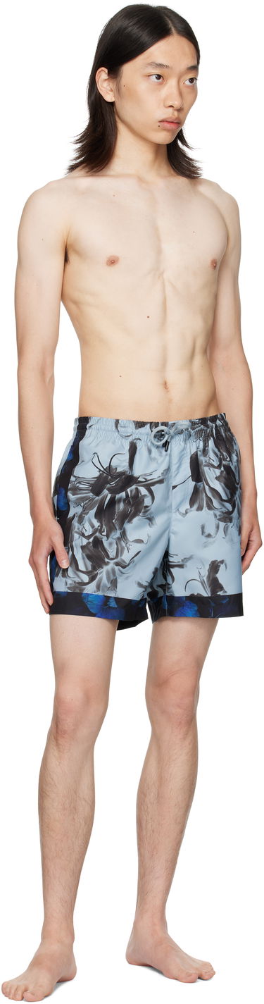 Badetøj Dries Van Noten Dries Van Noten Patterned Swim Shorts Blå | 252-022500-2270, 3