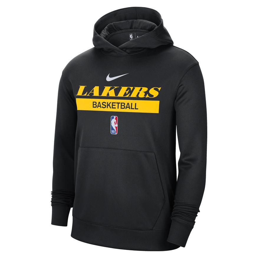 Sweatshirt Nike Dri-FIT NBA Los Angeles Lakers Spotlight Pullover Hoodie Sort | DN4620-010, 0