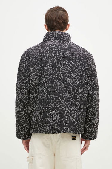 Puffer jakke KENZO Black Tiger Print Down Jacket Sort | FE65OU1439NN.99, 1