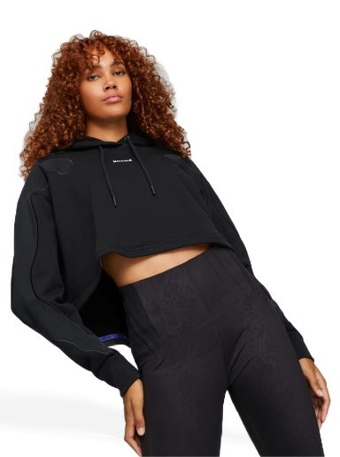 Sweatshirt Puma x KOCHÉ Cropped Hoodie Sort | 535986_01