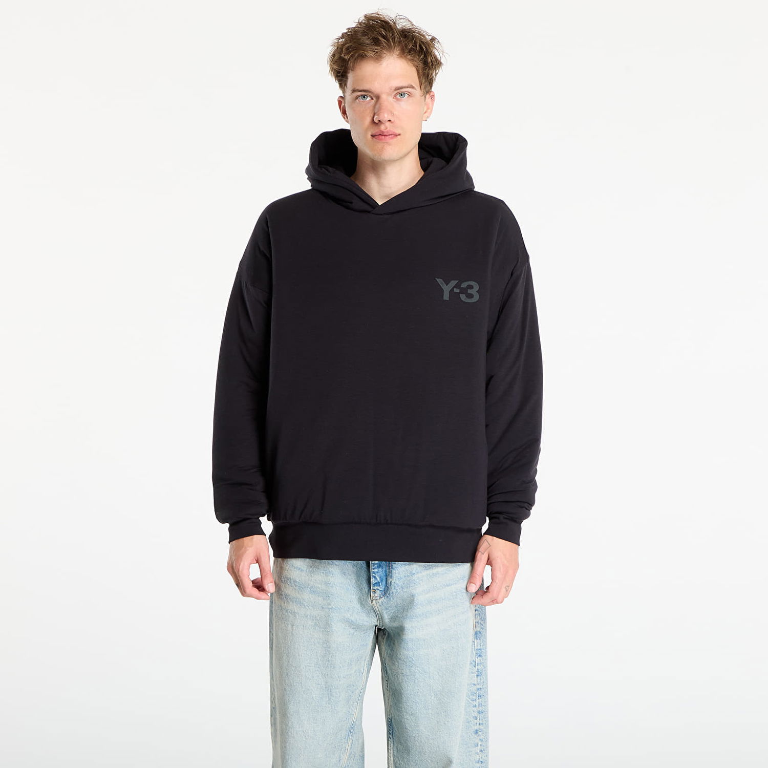 Sweatshirt Y-3 Padded Hoodie UNISEX Black Sort | JY4556, 0