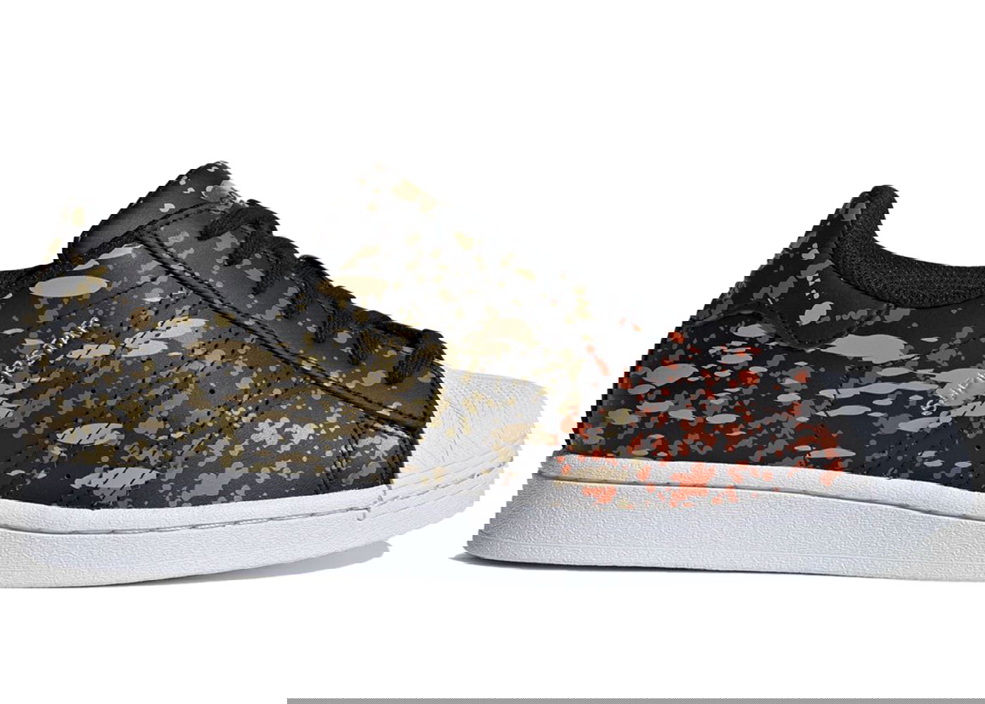 Sneakers og sko adidas Originals Superstar Splashes, Splatter and Drips Black Sort | FX5538, 0