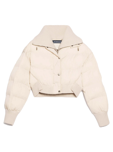 Jakke Jacquemus La Doudoune Caraco Jacket Beige | 233CO042-1320-110