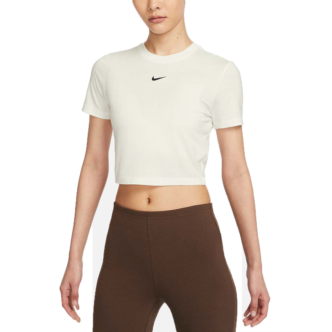 Crop top Nike Sportswear Essential Crop Top Hvid | FB2874-133, 0