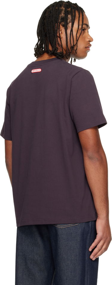 T-shirt Casablanca Logo Patch Short Sleeve T-Shirt Lilla | M-AW25-JTS-001-06, 2