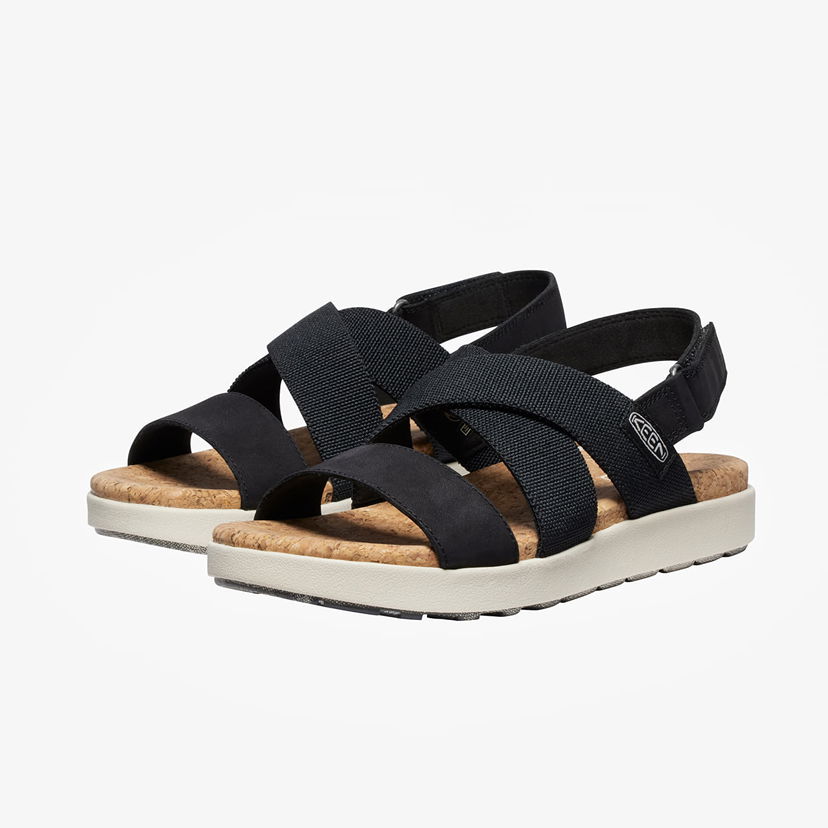 Tilbehør Keen Elle Criss Cross Sandals Sort | 10044103KEN01