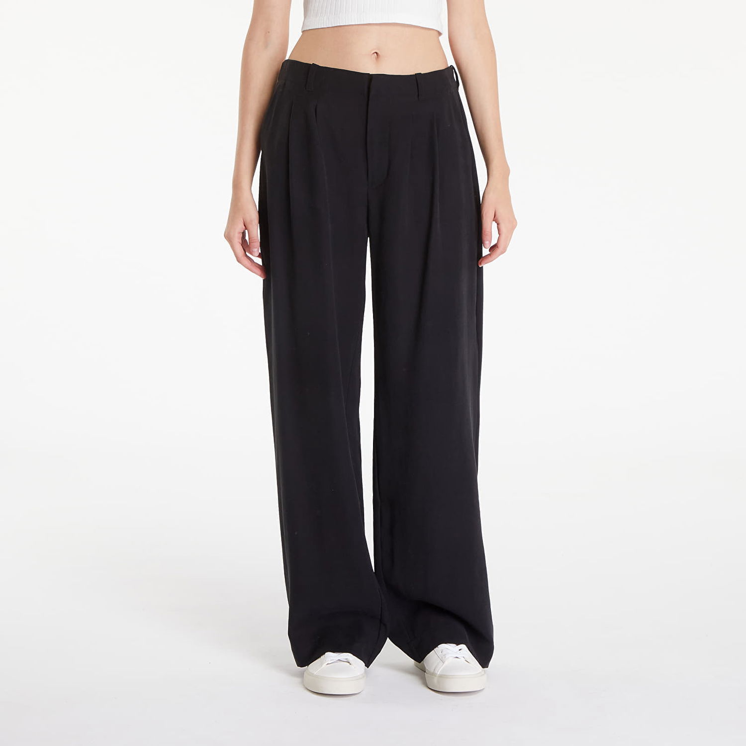 Jeans CALVIN KLEIN Viscose Relaxed Chino Pants Black Sort | J20J223917 BEH, 0