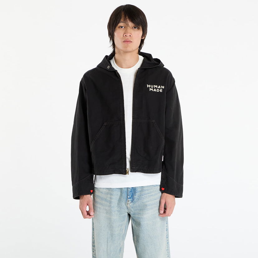 Jakke Human Made HUMAN MADE Hooded Jacket Sort | HM30JK033BK