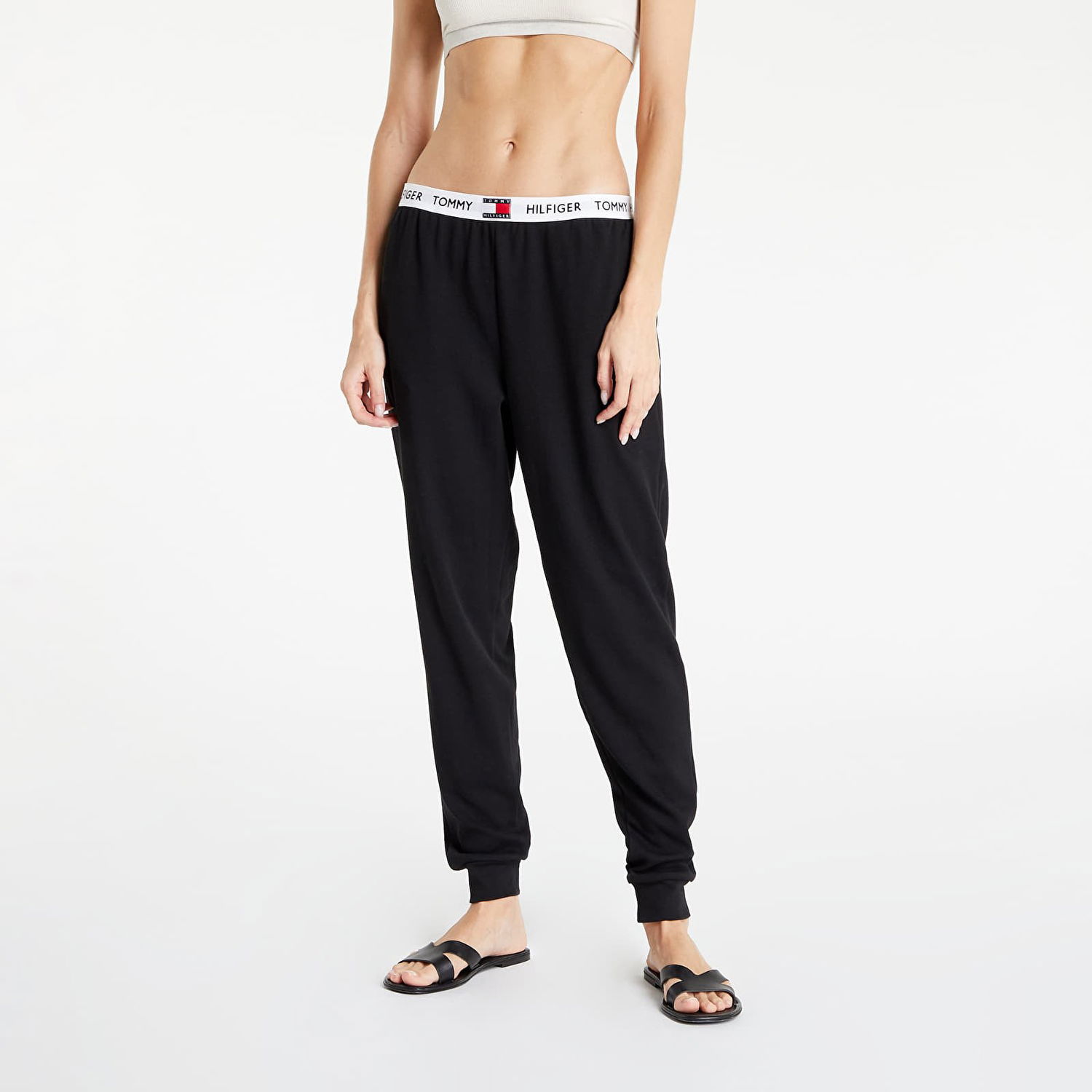 Joggingbukser Tommy Hilfiger 85 Pants LWK Sort | UW0UW02274 BDS, 0