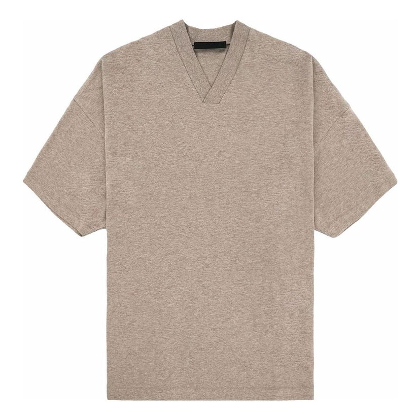 T-shirt Fear of God Essentials V-Neck T-Shirt Brun | 125BT234114F