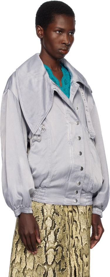 Bomberjakke Dries Van Noten Dries Van Noten Twill Bomber Jacket Grå | 251-010505-1426, 1