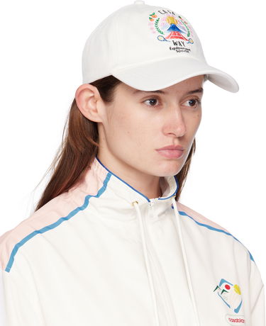 Kasket Casablanca Casablanca 'Casa Way' Mountain Baseball Cap Hvid | APF25-HAT-002-04, 1