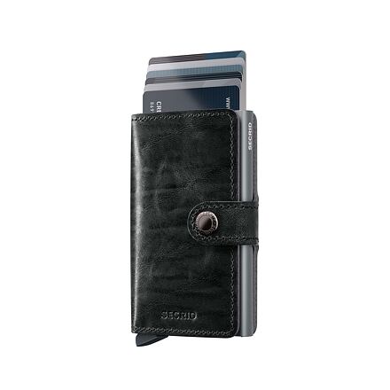 Tegnebog Secrid Miniwallet - Dutch Martin - Grey Sort | MDM-Grey