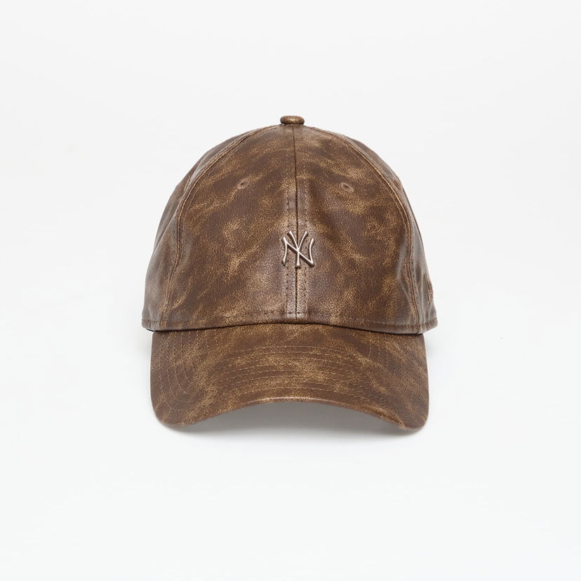 Kasket New Era New York Yankees MLB Worn PU 9TWENTY Adjustable Cap Brun | 60758952