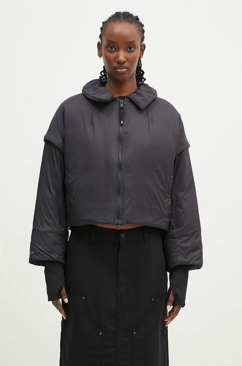 Puffer jakke Y-3 Oversize Puffer Jacket Sort | IW7490