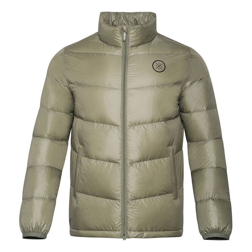 Puffer jakke Li-Ning Wade Series Lifestyle Down Jacket Grøn | AYMR127-5