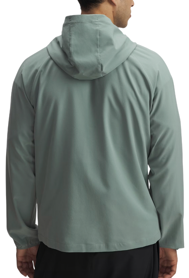 Vindjakke Under Armour Hooded Stretch Woven Windbreaker Grøn | 6003001-348, 2
